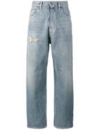 Golden Goose Deluxe Brand Glitter Boyfriend Jeans, Women's, Size: 29, Blue, Cotton