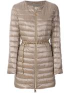 Herno Long Padded Jacket - Nude & Neutrals