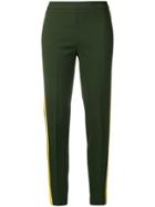 P.a.r.o.s.h. Slim-fit Stripe Trousers - Green