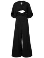 Rosie Assoulin 'knotty By Nature' Jumpsuit, Women's, Size: 2, Black, Silk/spandex/elastane/wool