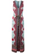 Alice+olivia Patterned Jumpsuit - Blue