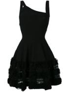 Alaïa Vintage Asymmetric Mini Dress - Black