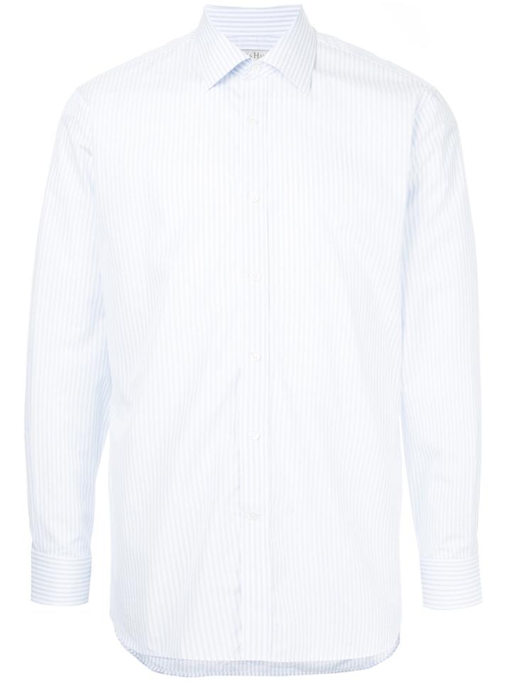 Gieves & Hawkes Classic Striped Shirt - White