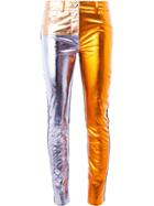 Haider Ackermann Patchwork Skinny Trousers - Black