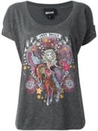 Just Cavalli Dolly Print T-shirt, Women's, Size: Xs, Grey, Cotton