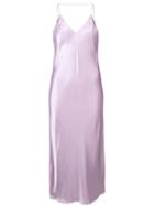 Helmut Lang Spaghetti Strap Slip Dress - Purple