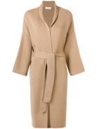 Ma'ry'ya Belted Cardigan Coat - Brown