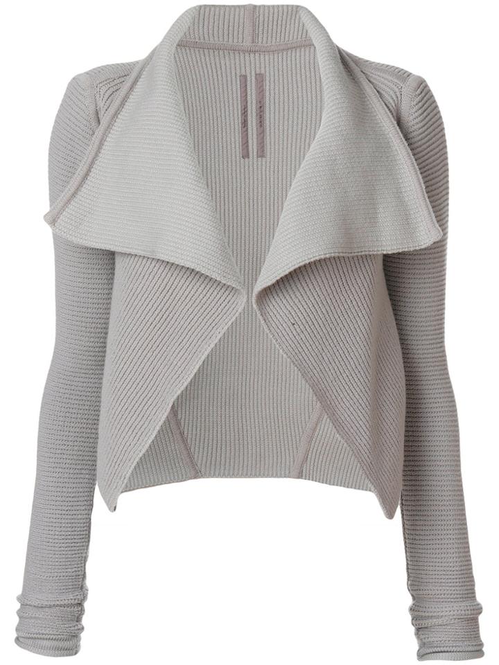Rick Owens Open Front Cardigan - Grey