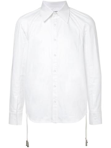 Gomorrah Studded Drawstrings Shirt - White