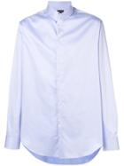 Giorgio Armani Curved Hem Shirt - Blue