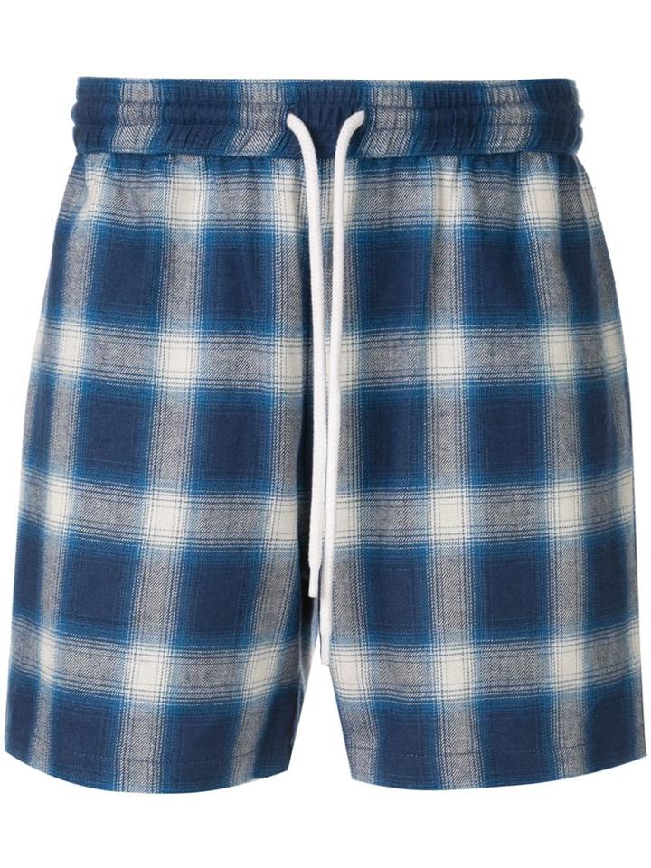 Adaptation Plaid Shorts - Blue