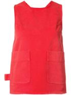 Mm6 Maison Margiela Knotted Tank - Red