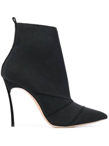 Casadei Blade Runway Boots - Black