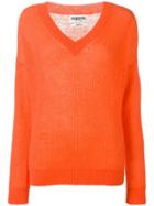 Essentiel Antwerp V-neck Sweater - Orange