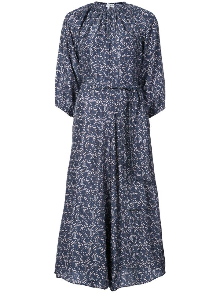 Apiece Apart Isal Wide Leg Jumpsuit - Blue