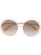 Chloé Eyewear Oversized Sunglasses - Pink