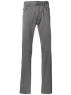 Emporio Armani Slim-fit Chino Trousers - Grey