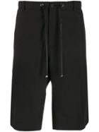 Salvatore Ferragamo Drawstring Waist Shorts - Black