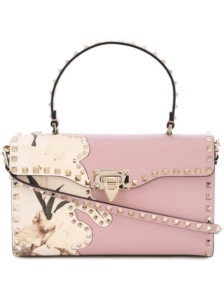 Valentino 'rockstud' Tote, Women's, Pink/purple