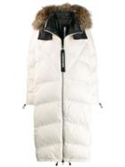 As65 Long Padded Coat - White