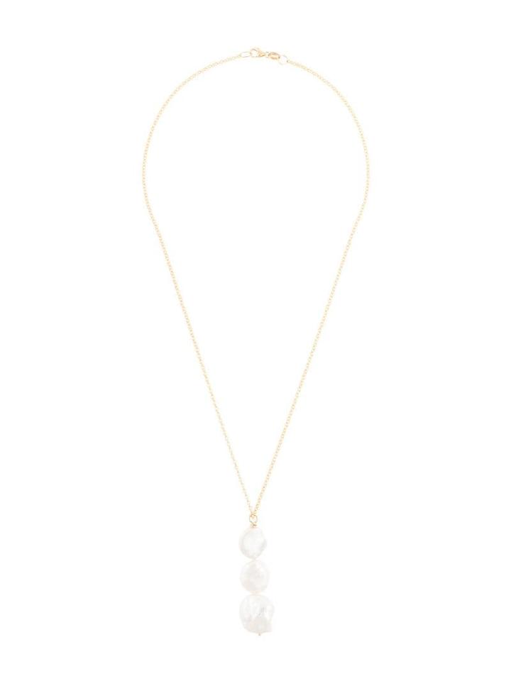 Natasha Schweitzer 9kt Yellow Gold Jane Pearl Necklace