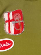 Mr & Mrs Italy - Patch Detail Cropped Vest - Women - Cotton/polyester/viscose - Xs, Green, Cotton/polyester/viscose