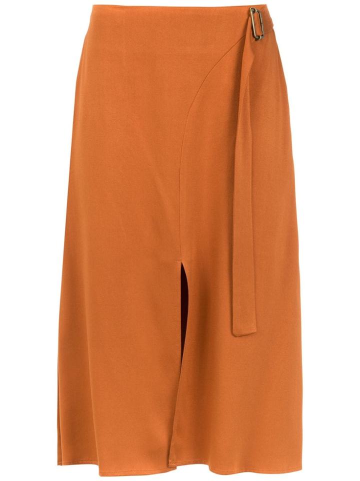 Alcaçuz Famoso Flared Skirt - Brown