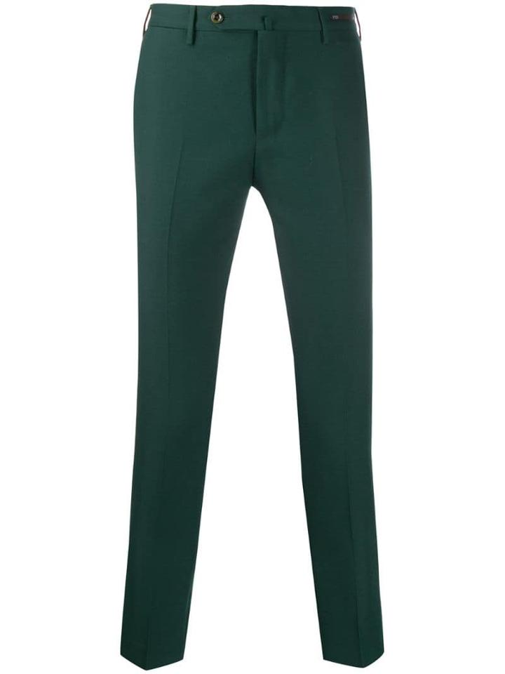 Pt01 Skinny-fit Chinos - Green