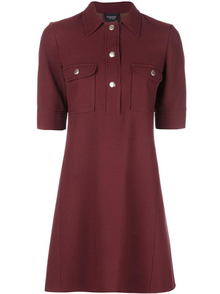 Giambattista Valli Chest Pocket Dress - Red