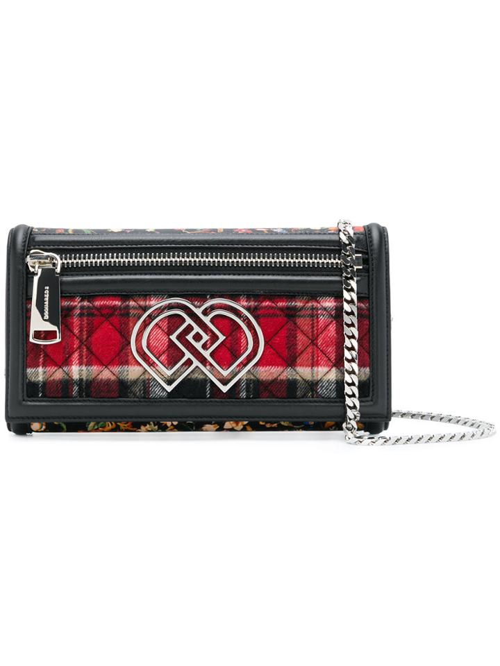 Dsquared2 Check Detail Clutch - Multicolour