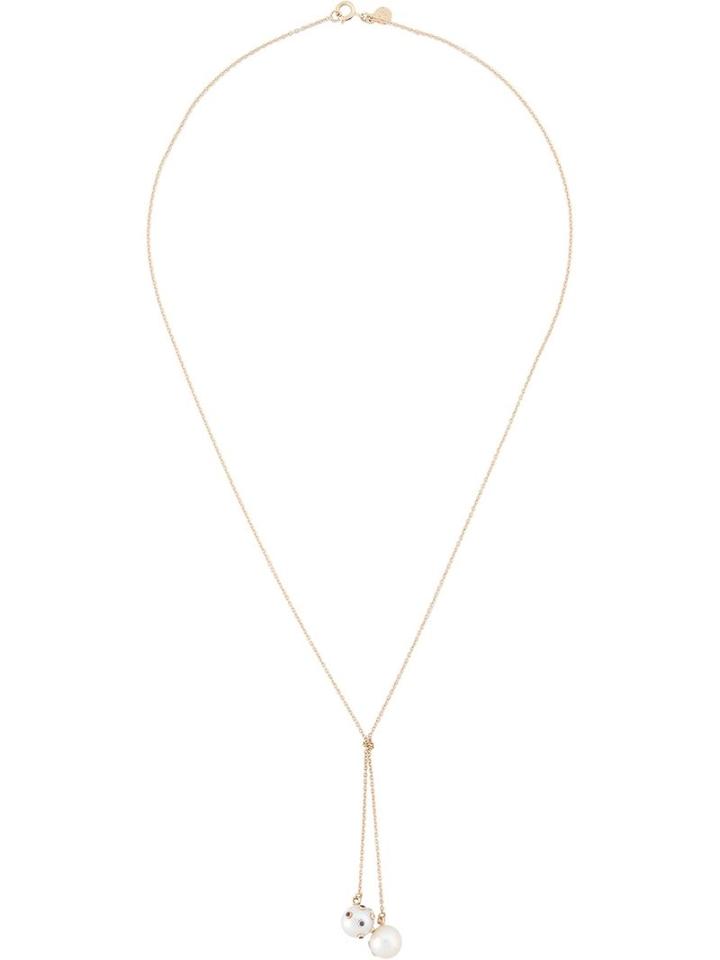 Nektar De Stagni 'houston Exclusives' Diamond, Sapphire And Ruby Necklace, Women's, Metallic