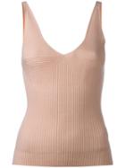 T By Alexander Wang Ribbed Knit Camisole, Women's, Size: Xs, Pink/purple, Merino