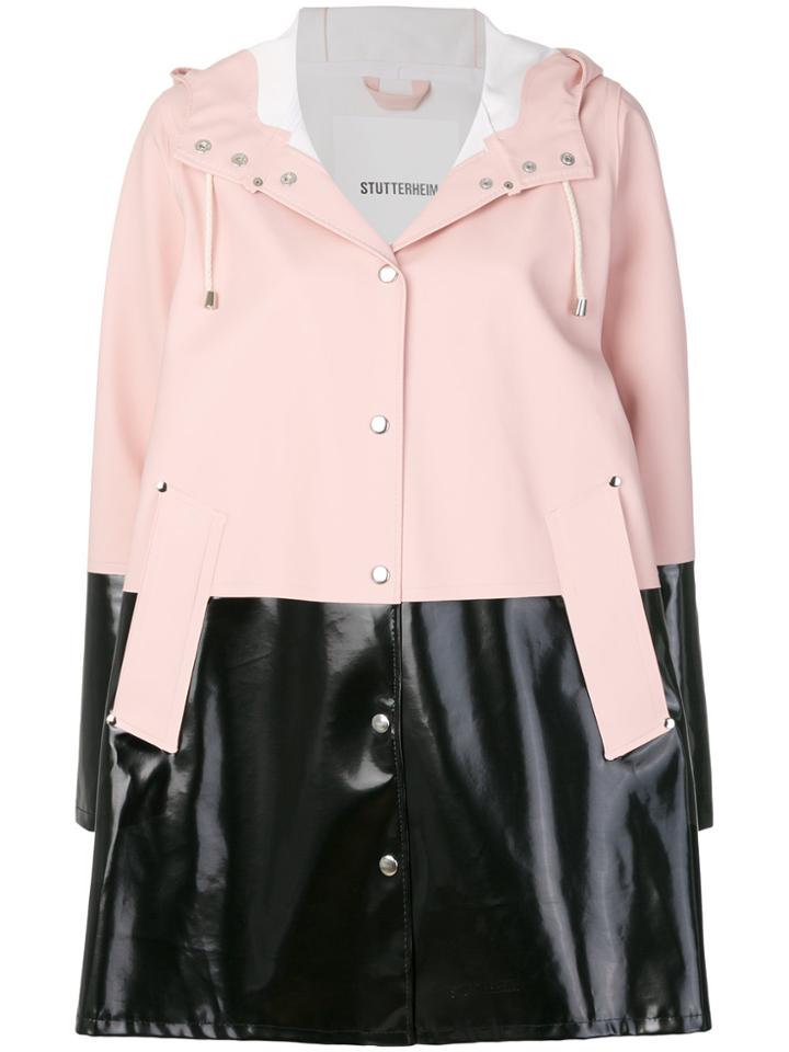 Stutterheim Mosebacke Half Raincoat - Pink & Purple