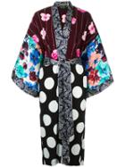 Duro Olowu Printed Kimono Jacket, Women's, Size: 8, Silk/rayon