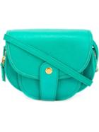 Jérôme Dreyfuss Mini Momo Crossbody Bag, Women's, Green, Lamb Skin