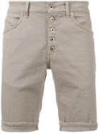 Dondup Buttoned Shorts - Nude & Neutrals