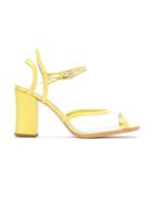 Sarah Chofakian Leather Sandals - Yellow