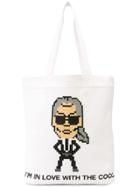 Mostly Heard Rarely Seen 8-bit Coco Tote - White