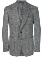 Tom Ford Houndstooth Pattern Blazer - Grey