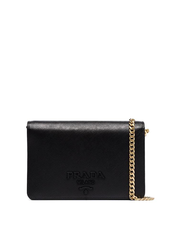 Prada Chain Strap Min Bag - Black