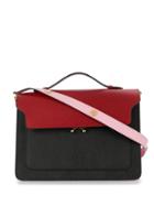 Marni Trunk Colourblock Shoulder Bag - Red