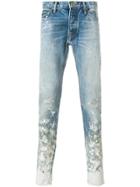 Fear Of God Paint Splatter Jeans - Blue