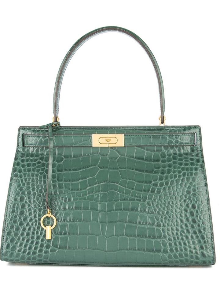 Tory Burch Lee Radziwill Satchel Bag - Green