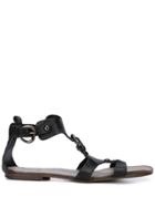 Silvano Sassetti Buckle Sandals - Black