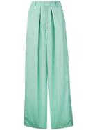 Golden Goose Deluxe Brand High Waisted Trousers - Green