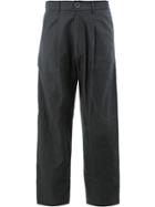 Geoffrey B. Small Striped Straight Leg Trousers - Blue