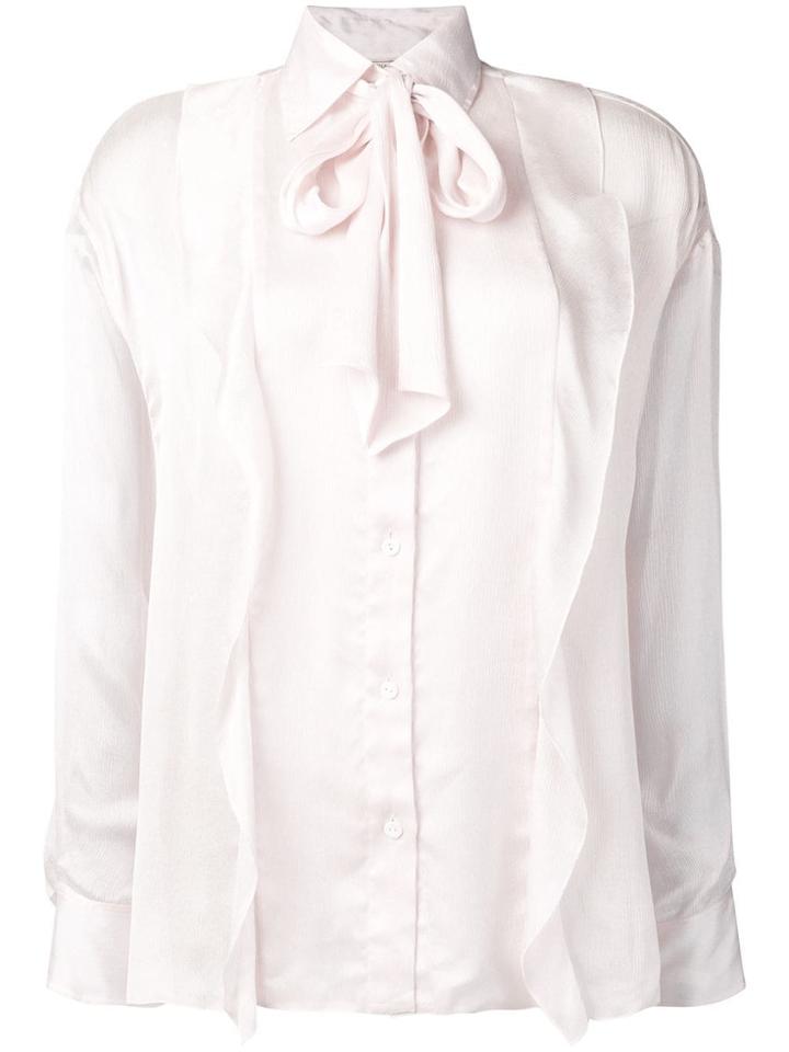 Nina Ricci Pussy Bow Blouse - Pink