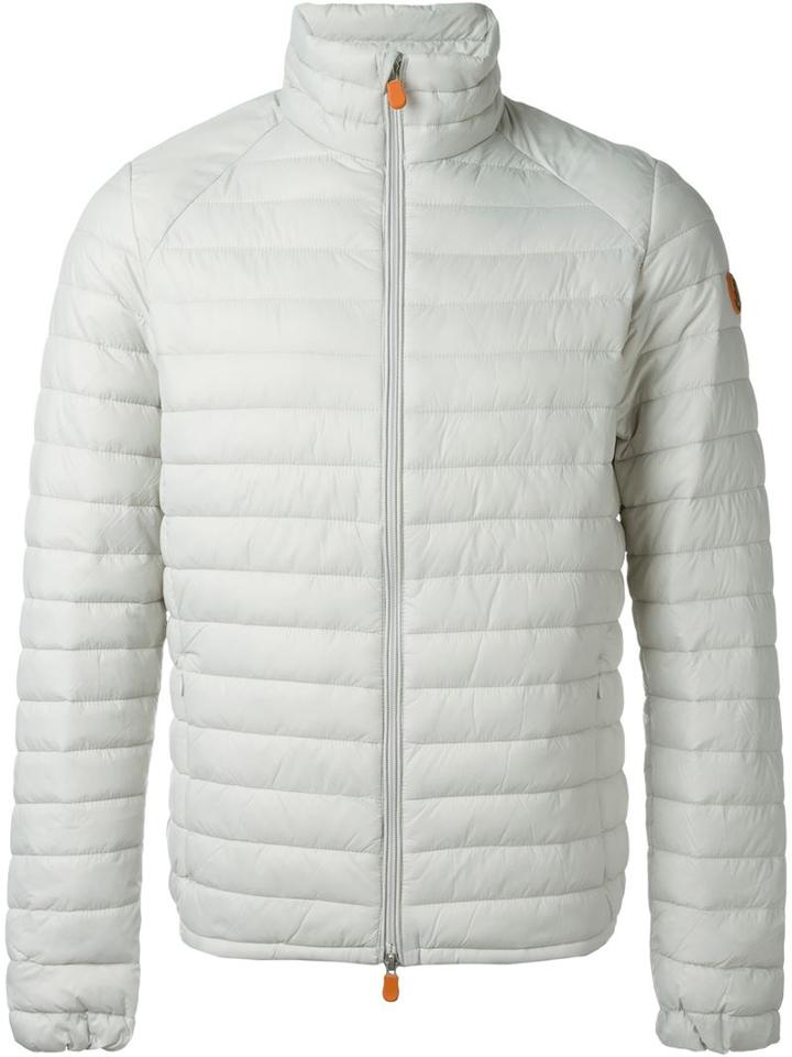 Save The Duck Padded Jacket, Men's, Size: L, White, Nylon/feather Down