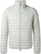Save The Duck Padded Jacket, Men's, Size: L, White, Nylon/feather Down