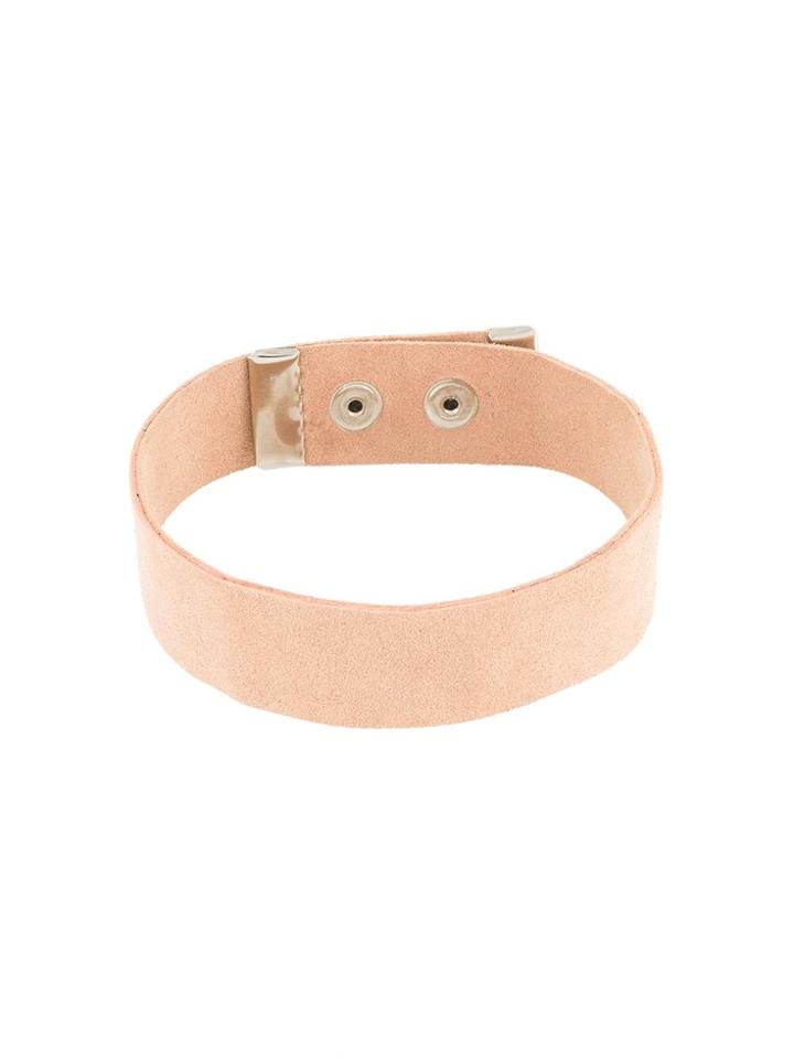 Manokhi 'karmen' Choker - Pink & Purple